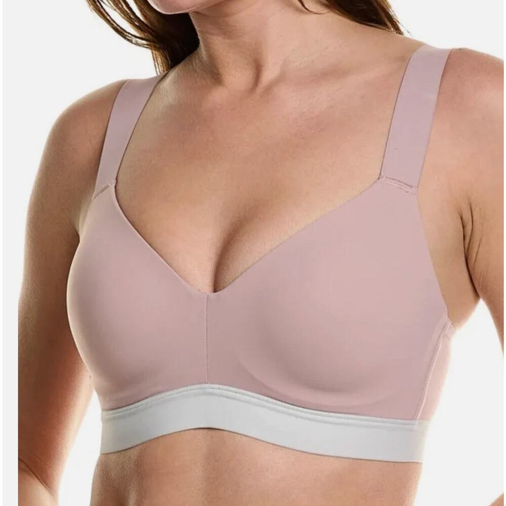 Natori Womens 38C Dynamic Blush Perfection T Shirt Bra Contour Underwire NEW